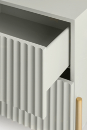 Lexington Pebble Grey Bedside Table - thumbnail 4
