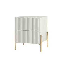 Lexington Pebble Grey Bedside Table - thumbnail 5