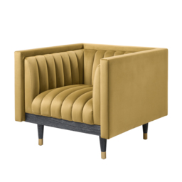 Metz Armchair - Olive - thumbnail 1