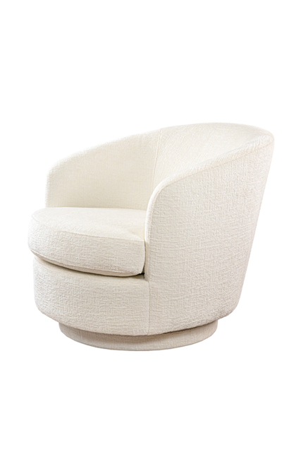 "Melville Swivel Chair - Ivory " - image 1