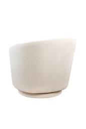 "Melville Swivel Chair - Ivory " - thumbnail 3