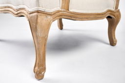 Le Brun Limed Oak French Armchair - thumbnail 5