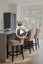 Antoinette Bar Stool Taupe - thumbnail 3