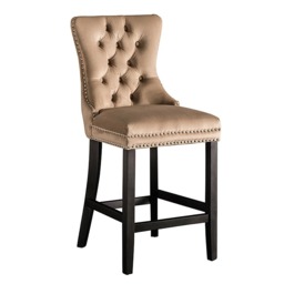 Antoinette Bar Stool Taupe - thumbnail 8