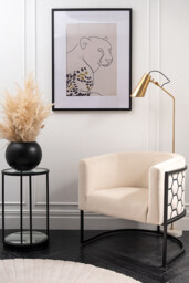 Wild Gold No.1 Wall Art - Black Frame - thumbnail 3