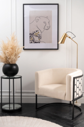 Wild Gold No.1 Wall Art - Black Frame - thumbnail 2