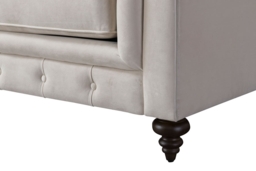 Monty Three Seat Sofa - Chalk - thumbnail 4