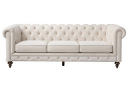 Monty Three Seat Sofa - Chalk