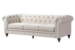 Monty Three Seat Sofa - Chalk - thumbnail 9