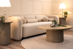 Ophelia Washed Grey Oak Coffee Table - thumbnail 2