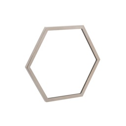 Alveare Brushed Chrome Wall Mirror - thumbnail 6