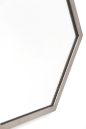 Alveare Brushed Chrome Wall Mirror - thumbnail 3