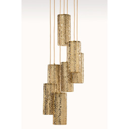 "Moray Seven Light Pendant Brass " - thumbnail 8