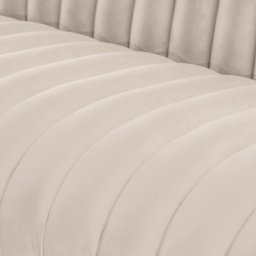Metz Three Seater Sofa - Chalk - thumbnail 6