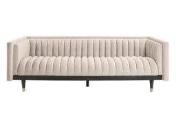Metz Three Seater Sofa - Chalk