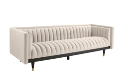 Metz Three Seater Sofa - Chalk - thumbnail 5