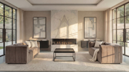 Essen Three Seat Sofa – Taupe - thumbnail 2