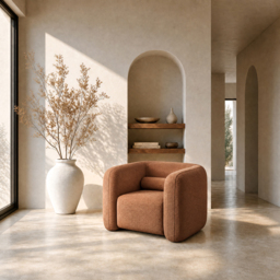 Munich Armchair - Terracotta - thumbnail 2