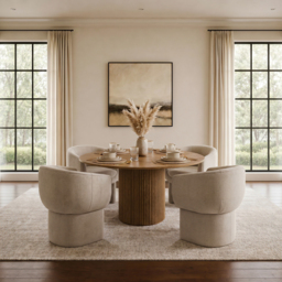 Maeve Dining Chair - Taupe - thumbnail 3
