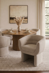 Maeve Dining Chair - Taupe - thumbnail 2