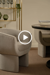 Maeve Dining Chair - Taupe - thumbnail 4