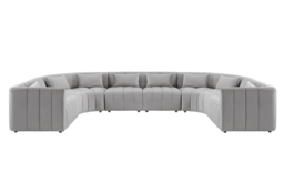 Essen Lounge Suite – Dove Grey - thumbnail 1