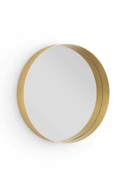 Alana Round Mirror – Brass - image 1