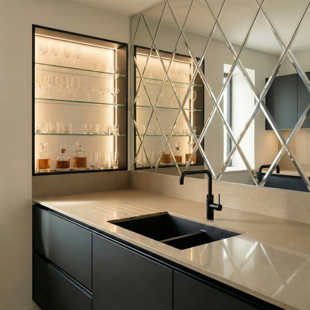 Mirrored Diamond Wall Tiles Pack - image 1