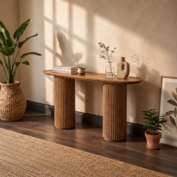 "Ophelia Chestnut Console Table " - thumbnail 3
