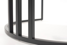 Aria Dining Chair – Chalk – Black Frame - thumbnail 8
