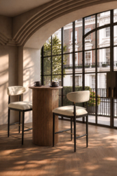 "Ophelia Chestnut Bar Table " - thumbnail 3
