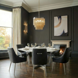 "Kronos Chrome Dining Table " - thumbnail 3