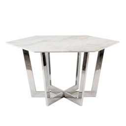 "Kronos Chrome Dining Table "