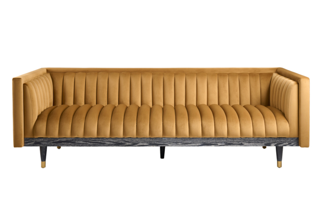 Metz Three Seater Sofa - Camel - image 1
