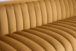 Metz Three Seater Sofa - Camel - thumbnail 4