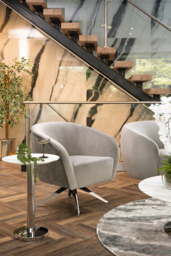 "Parker Silver Side Table " - thumbnail 2