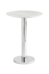 "Parker Silver Side Table "