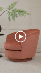 Melville Swivel chair - Terracotta - thumbnail 5