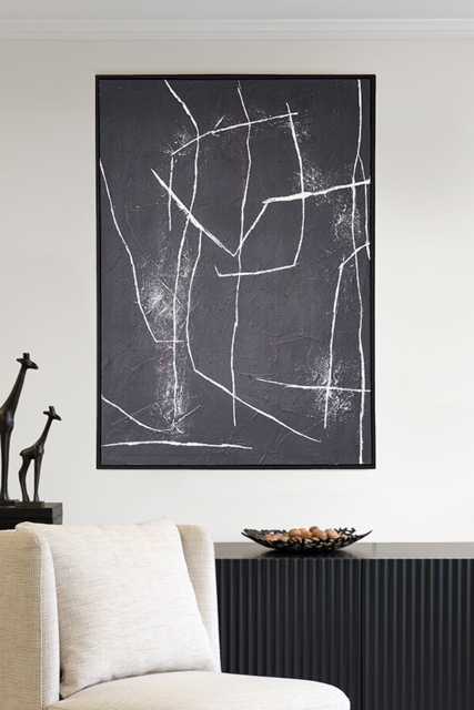 Structures Two - Hand-Painted Wall Art - image 1