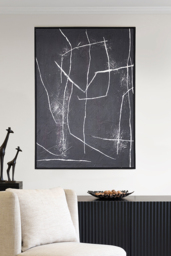 Structures Two - Hand-Painted Wall Art