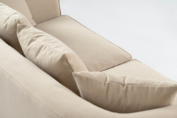Pino Two Seat Sofa – Limestone – Silver Base - thumbnail 8