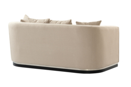 Pino Two Seat Sofa – Limestone – Silver Base - thumbnail 4
