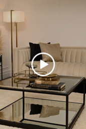 Rippon Black Square Coffee Table - thumbnail 3