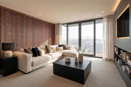 "Dolce Extra Large Corner Sofa Right Hand Natural Linen " - thumbnail 7
