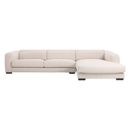 "Dolce Extra Large Corner Sofa Right Hand Natural Linen " - thumbnail 6