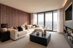 "Dolce Extra Large Corner Sofa Right Hand Natural Linen " - thumbnail 2