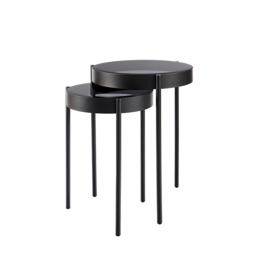 Orion Black Nesting Side Tables - thumbnail 8