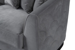 Pino Three Seat Sofa - Dove Grey - Silver Base - thumbnail 8