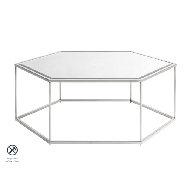 "Alveare Silver Coffee Table " - image 1