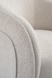 Orla Swivel Chair - Travertine - thumbnail 7